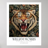 William Morris Vintag Floral Tiger Poster (Vorne)