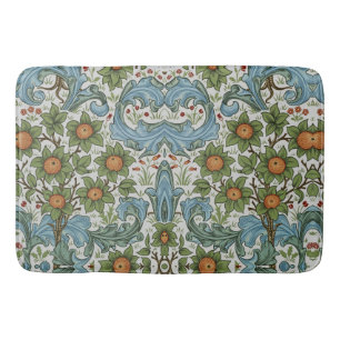 William Morris Vintag Floral Yellow Green Badematte