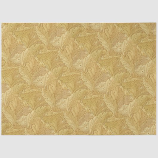 William Morris Vintag Foliage Gold Muster Seidenpapier (Vorderseite)