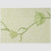 William Morris Vintag Green Garden Tulip Seidenpapier (Vorderseite)