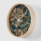 William Morris Vintag Honeysuckle Pattern Uhr (Winkel)
