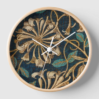 William Morris Vintag Honeysuckle Pattern Uhr