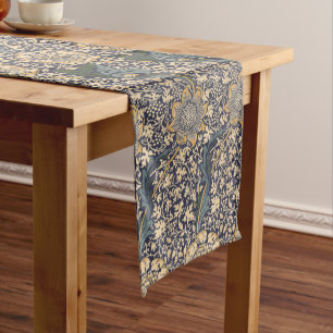 William Morris Vintag Kennet Color Pattern Kurzer Tischläufer