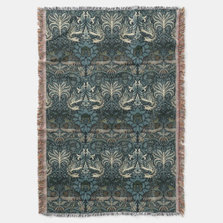 William Morris Vintag Peacock and Dragon Pattern Decke