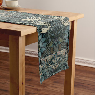 William Morris Vintag Peacock and Dragon Pattern Kurzer Tischläufer