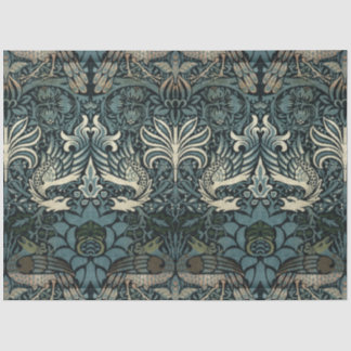 William Morris Vintag Peacock and Dragon Pattern Seidenpapier
