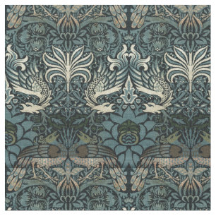 William Morris Vintag Peacock and Dragon Pattern Stoff
