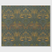 William Morris Vintag Peacock und Dragon Geschenkpapier (Flach)