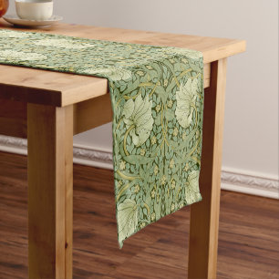 William Morris Vintag Pimpernel Floral Pattern Kurzer Tischläufer