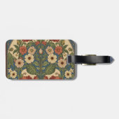 William Morris Vintag Pimpernel Pre-Raphaelite Gepäckanhänger (Rückseite horizontal)