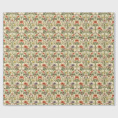 William Morris Vintag Pimpernel Pre-Raphaelite Geschenkpapier (Flach)