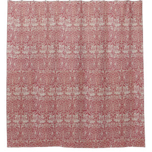 William Morris Vintag Pink Brother Rabbit Birds Duschvorhang