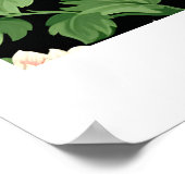 William Morris Vintag Pink Wildblumen Poster (Ecke)