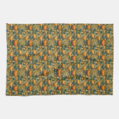 William Morris Vintag Pumpkin Patch Erntedank Geschirrtuch (Horizontal)