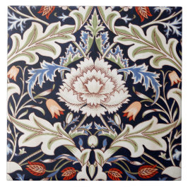 William Morris Vintag Severn Blue Floral Blume Fliese