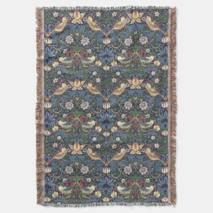 William Morris Vintag Strawberry Diief Pattern Decke