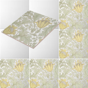 William Morris Vintage Anemone Blumenmuster Fliese