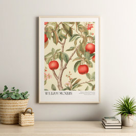 William Morris Vintage Äpfel und Blüten Poster