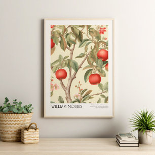 William Morris Vintage Äpfel und Blüten Poster