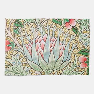 William Morris Vintage Artischocke Floralmuster Ki Geschirrtuch