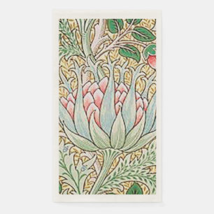 William Morris Vintage Artischocken Blumenmuster Serviette