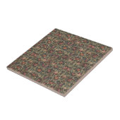William * Morris Vintage Beige Olive Fliese (Seite)