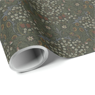 William Morris Vintage Blackthorn Blumenmuster Geschenkpapier