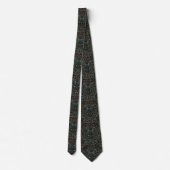 William Morris Vintage Blackthorn-Muster Krawatte (Rückseite)