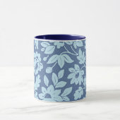 William Morris, Vintage blaue Blüten, Tasse (Zentrum)