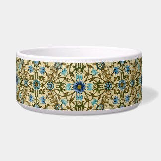 William Morris Vintage Blaue Rebe Nahtloses Muster Napf
