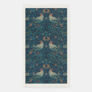 William Morris Vintage Blue Birds Muster Serviette