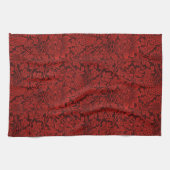 William Morris Vintage Blume Birds Red Geschirrtuch (Horizontal)