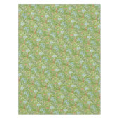 William Morris Vintage Blume Blumengrün rosa Tischdecke (Vorderseite)