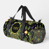 William Morris Vintage Blume Monogram Duffle Bag (Rechte Ecke)