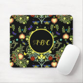 William Morris Vintage Blumen Monogramm Mousepad (Mit Mouse)