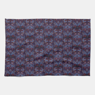 William Morris Vintage Blumen Textil Stickerei Geschirrtuch