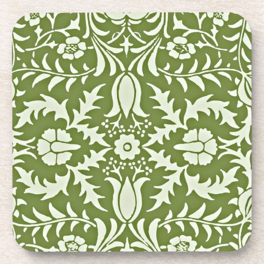 William Morris, Vintage Blumenmuster, Getränkeuntersetzer (Vorderseite)