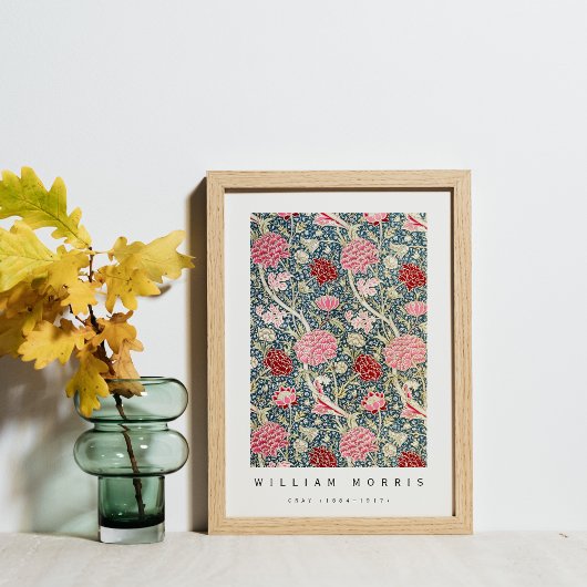 William Morris Vintage Blumenmuster Poster