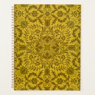 William Morris Vintage Borretsch Blumenmuster Gold Planer