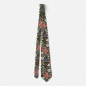 William Morris Vintage Compton Blumenmuster Krawatte (Rückseite)