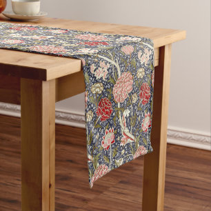 William Morris Vintage Cray Blumenmuster Kurzer Tischläufer