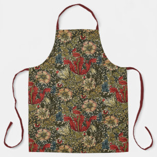 William Morris Vintage Elegantes Blumenmuster Schürze