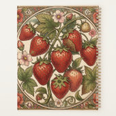 William Morris vintage Erdbeere Blumenmuster Planer (Rückseite)