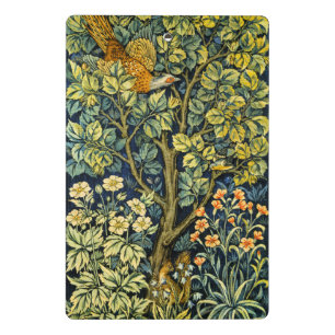 William Morris Vintage Fasan Eichhörnchen Blume Mini Klemmbrett