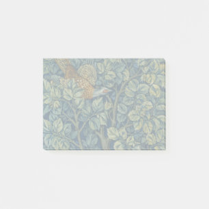 William Morris Vintage Fasan Eichhörnchen Blume Post-it Klebezettel