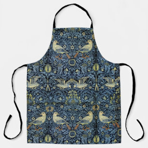 William Morris Vintage Floral Bird Schürze