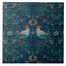 William Morris Vintage Florale Vögel