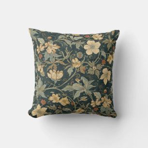 William Morris vintage florales Art Nouveau Muster Kissen