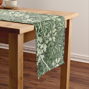 William Morris Vintage Foliage Shades of Green Großer Tischläufer