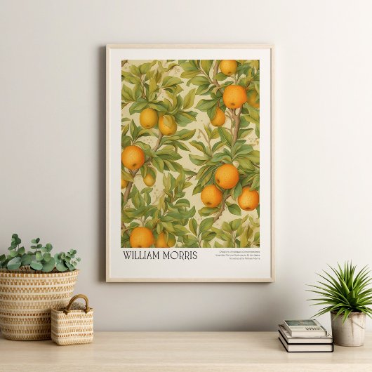 William Morris Vintage Früchte und Blätter Poster